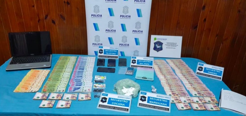 Tres personas aprehendidas en dos allanamientos por drogas